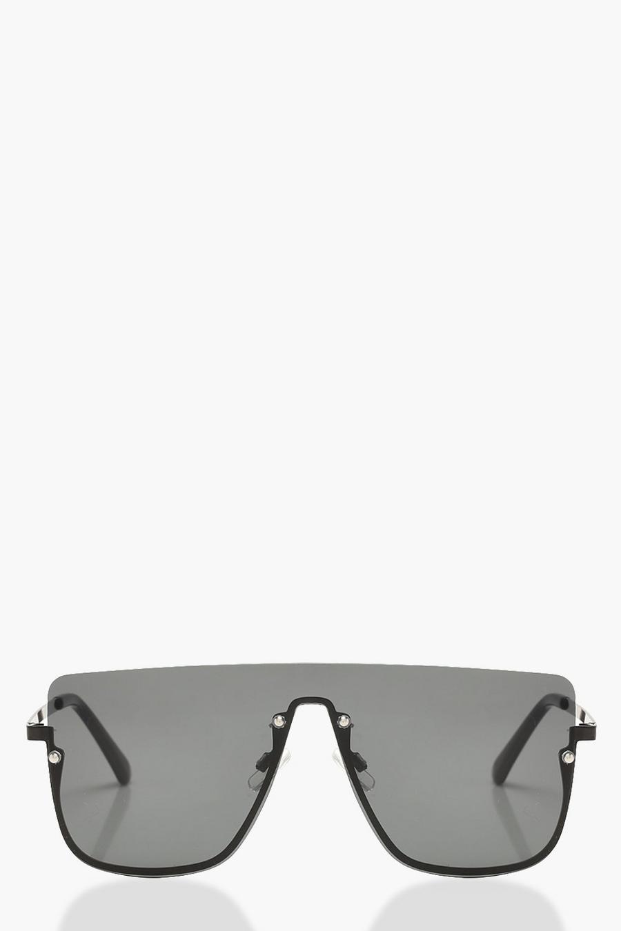 Square Top Frameless Oversized Sunglasses image number 1