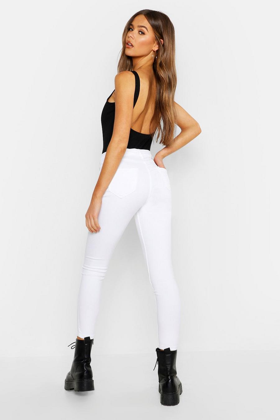 Mid Rise Buttshaper Stretch Skinny Jeans image number 1