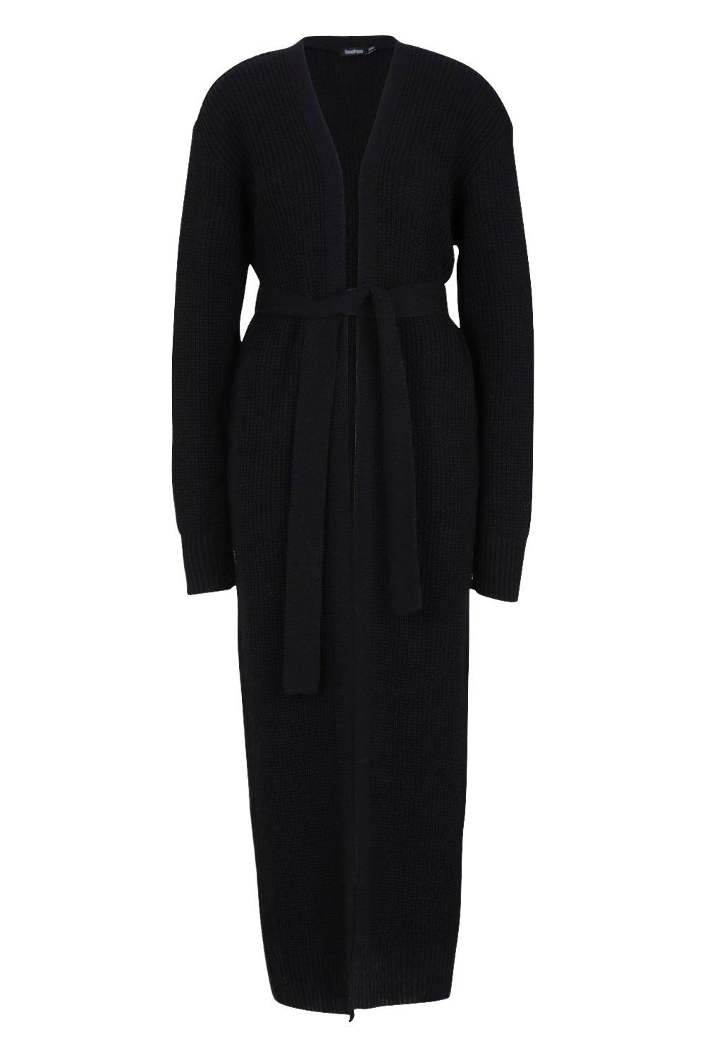 boohoo belted cardigan