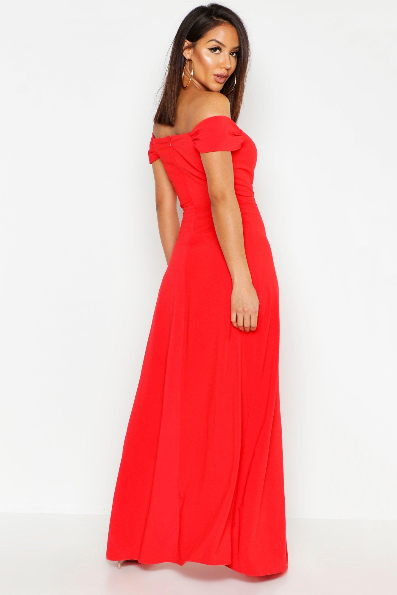 Off The Shoulder Maxi Dress