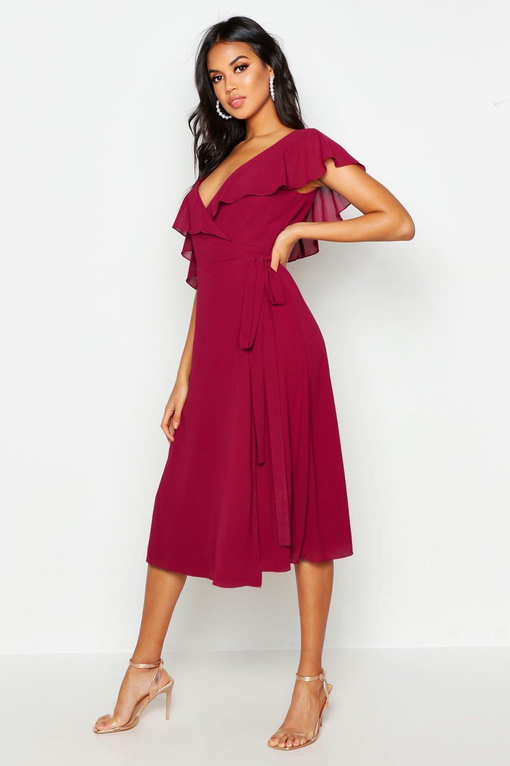 skater style wedding guest dress