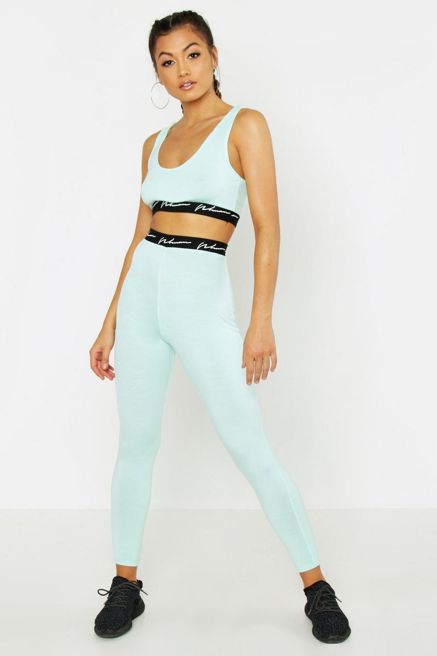 Mint Fit Woman Gym Leggings image number 1