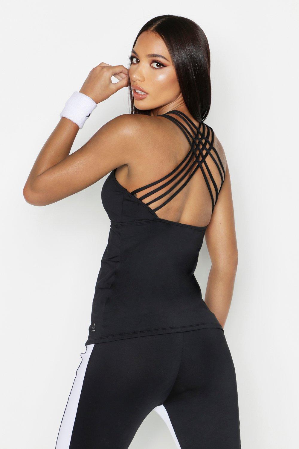 Fit Strappy Back Running Tank Top