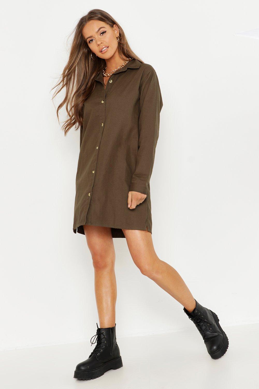 long black denim dress