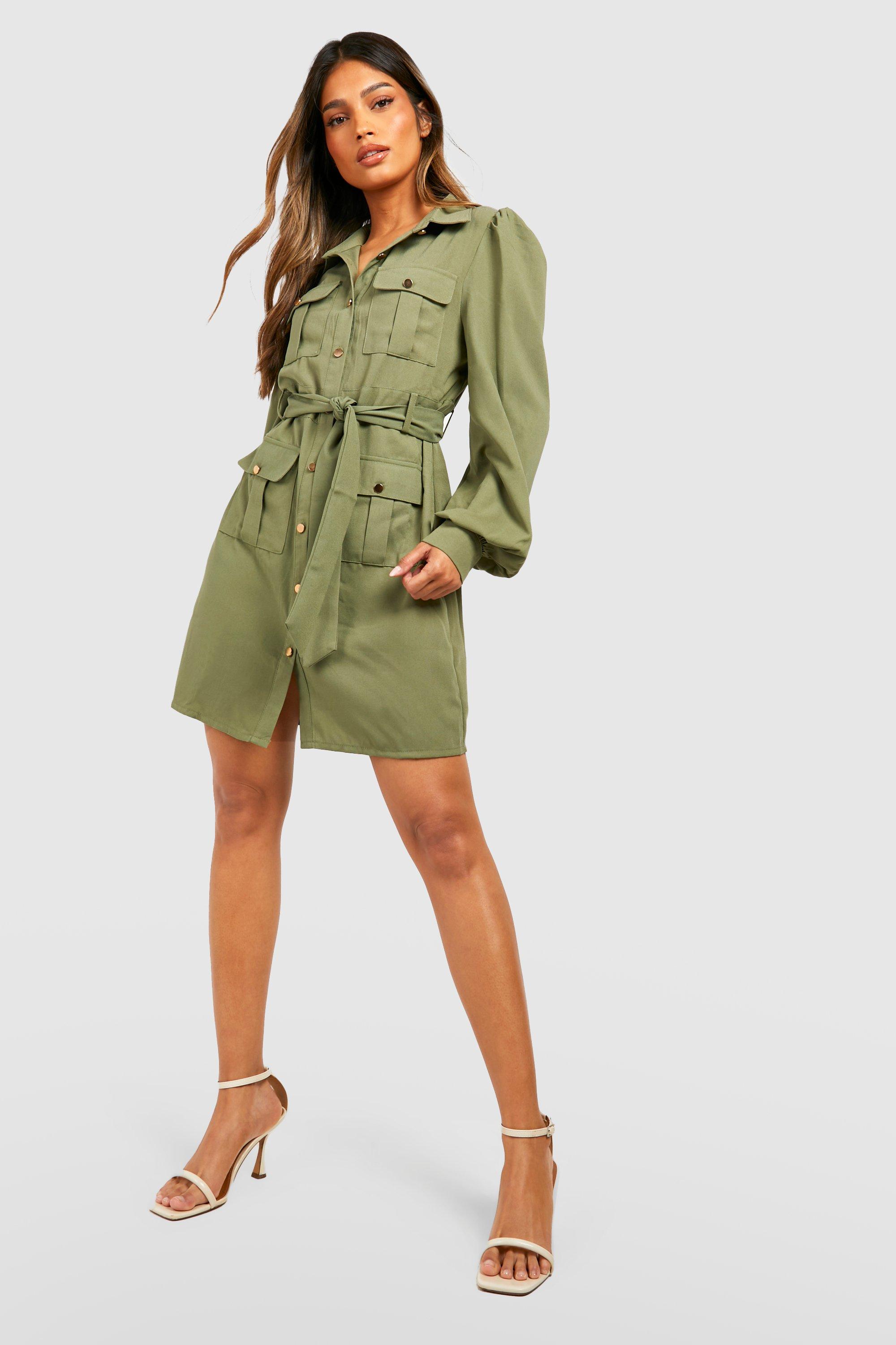 Boohoo utility outlet dress