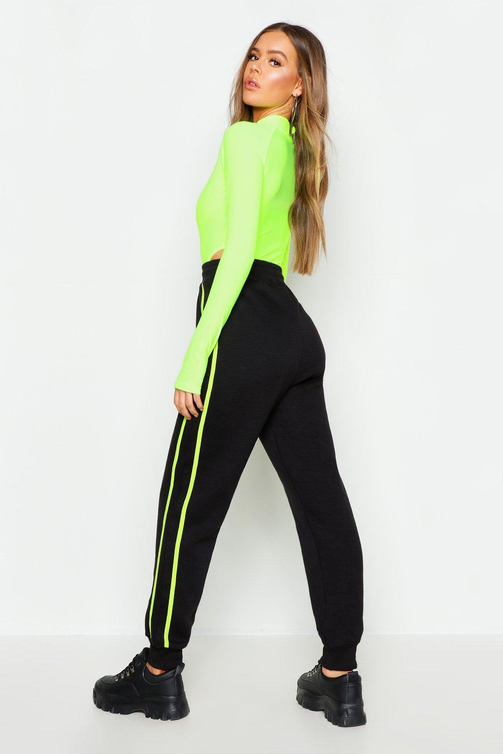 Neon on sale stripe joggers