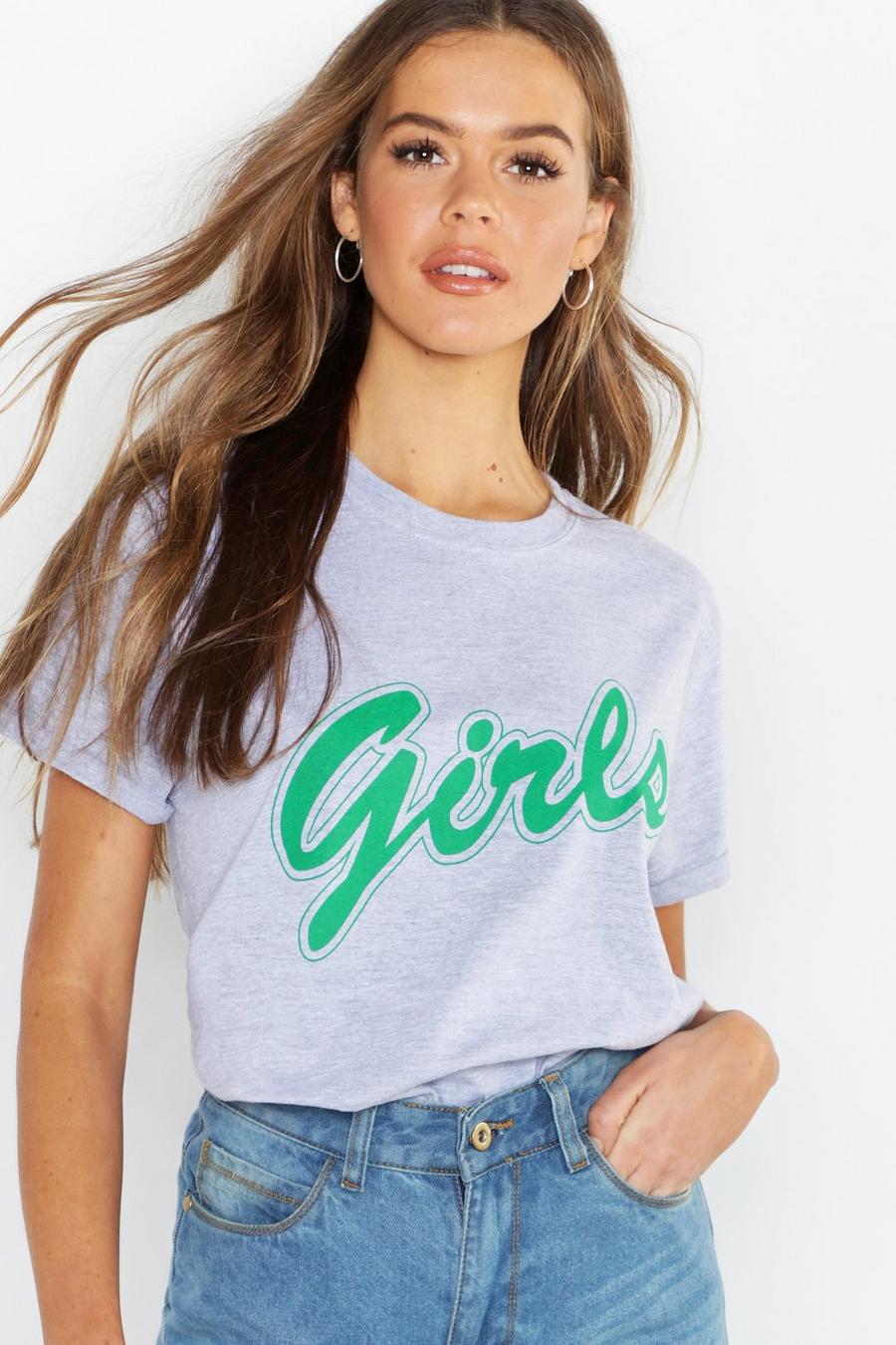 Camiseta con eslogan “Girls” image number 1