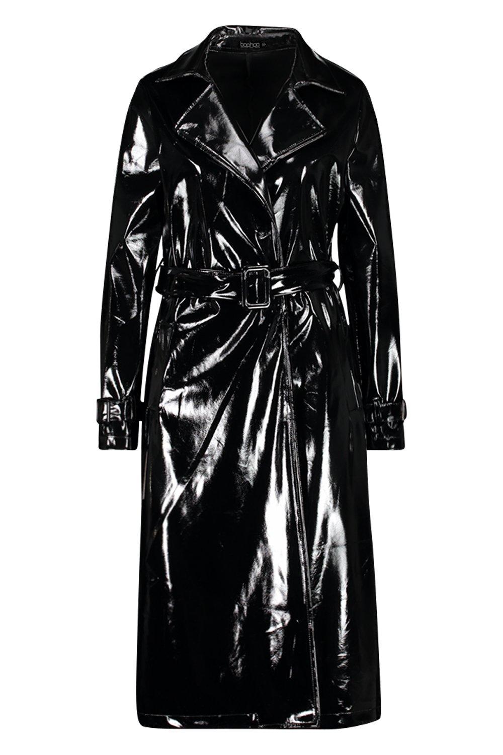 PVC Belted Trench Coat | stickhealthcare.co.uk