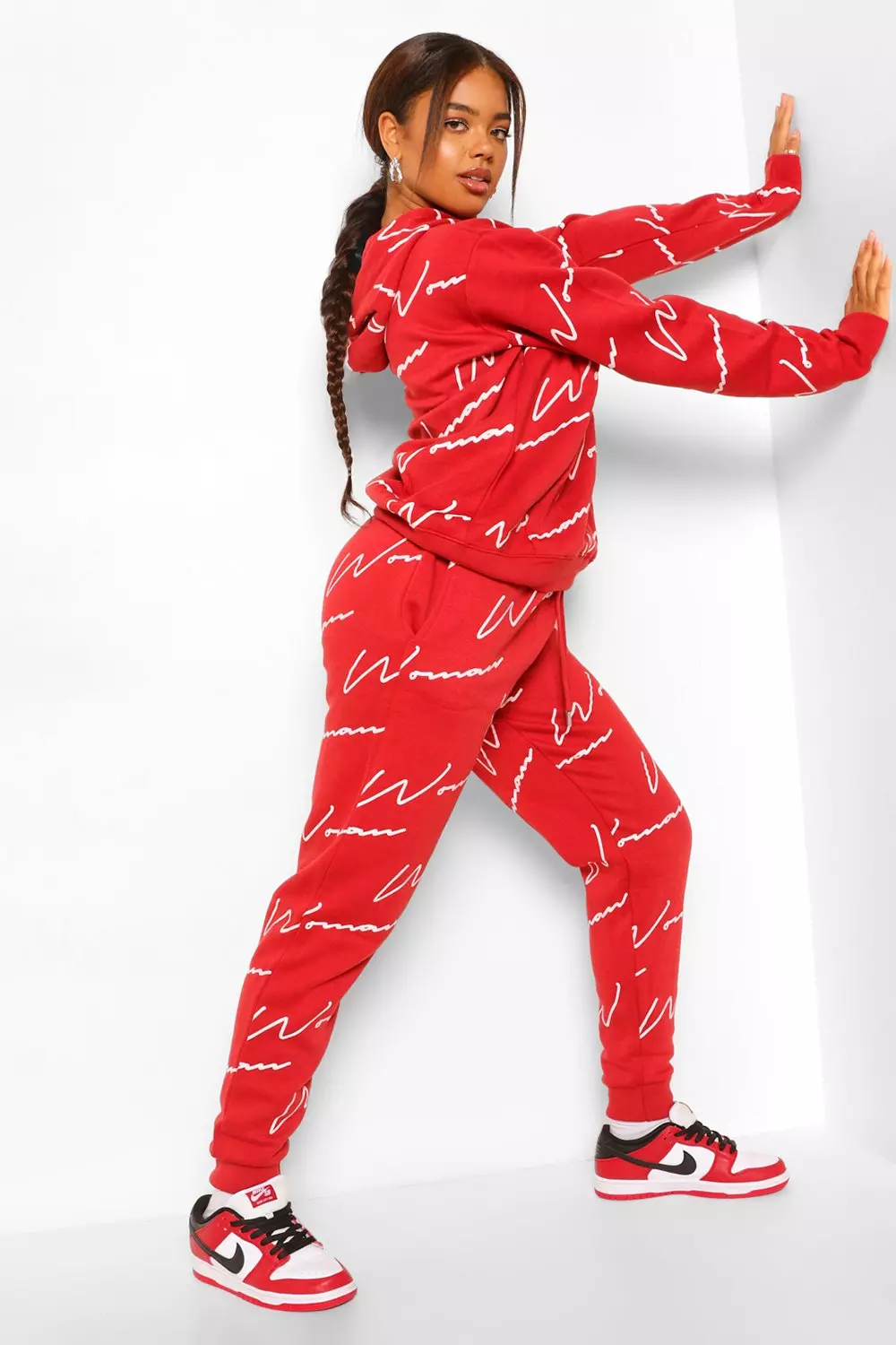 Boohoo all cheap over print tracksuit