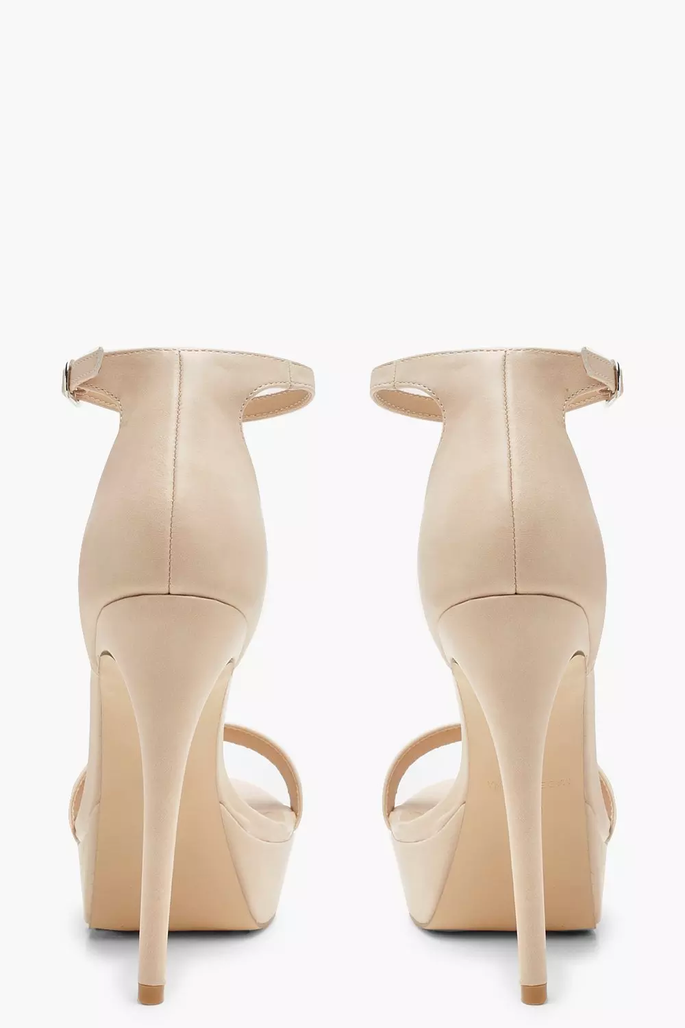 Nude suede hot sale platform heels