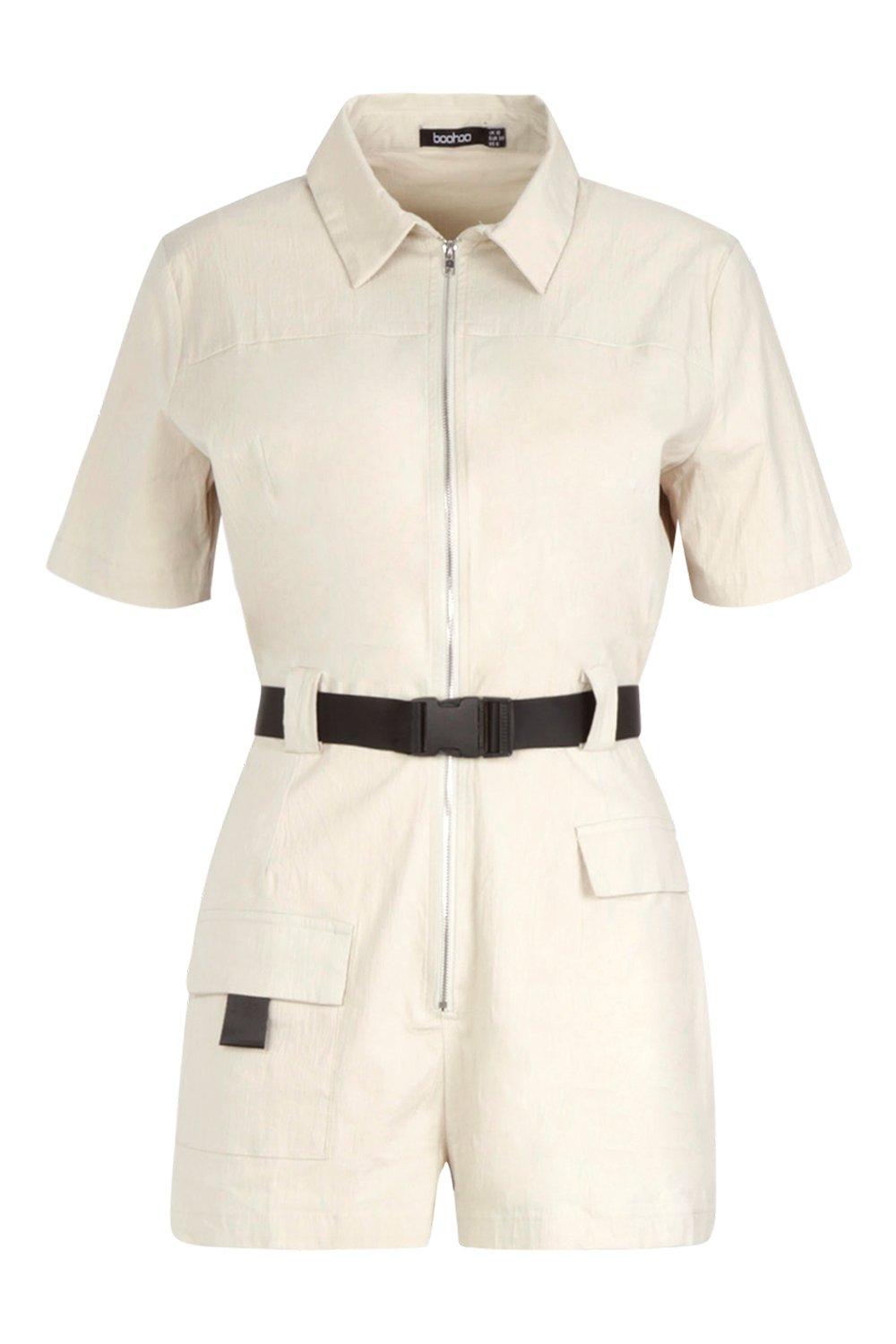 Utility safety buckle sales cargo playsuit