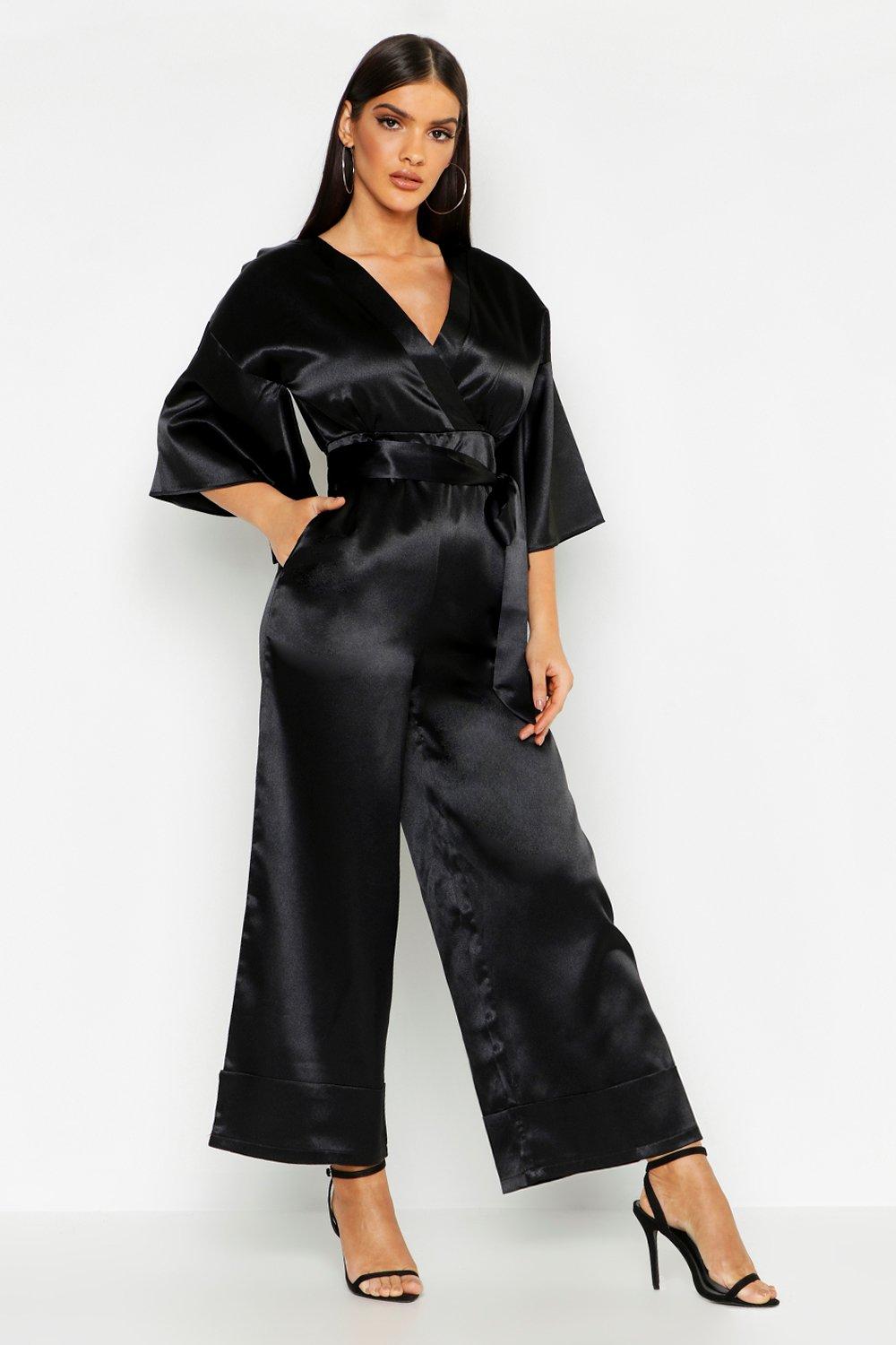 satin jumpsuit uk