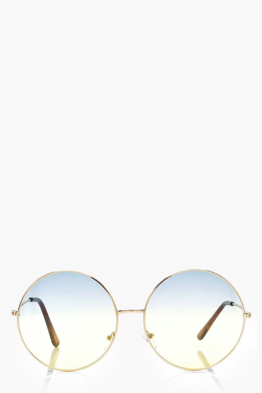 Ombre Lens Round Sunglasses image number 1