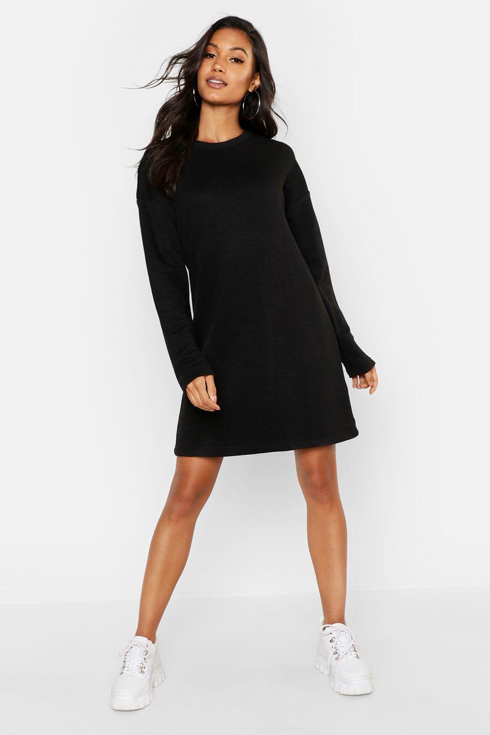 boohoo sweatshirt dress