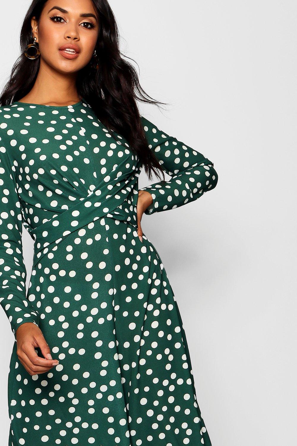 Boohoo polka cheap dot jumpsuit