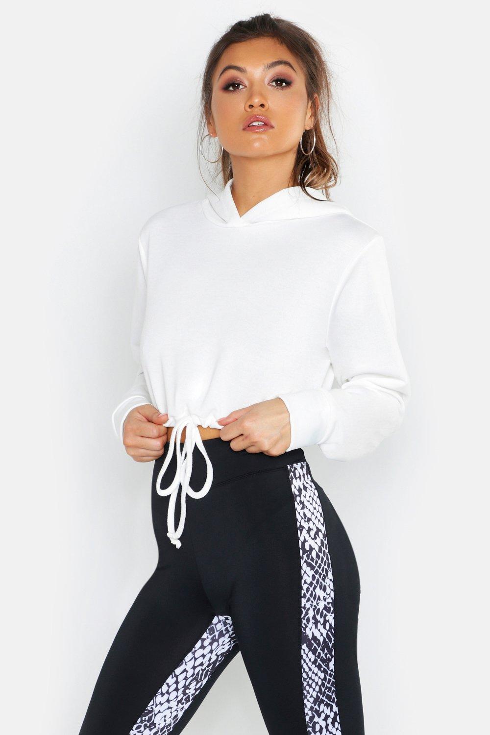 boohoo cropped hoodie