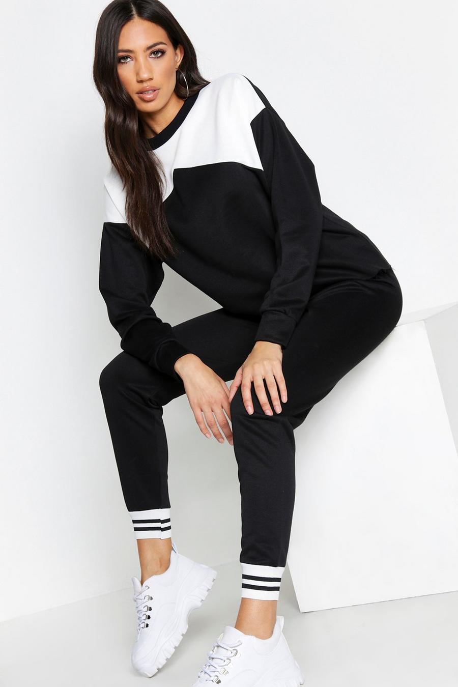 Colour Block Contrast Tracksuit image number 1