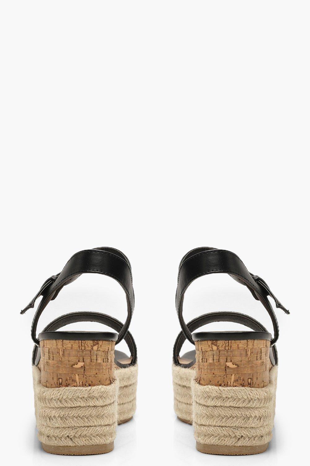 Diamante Espadrille Wedge Flatforms boohoo IE
