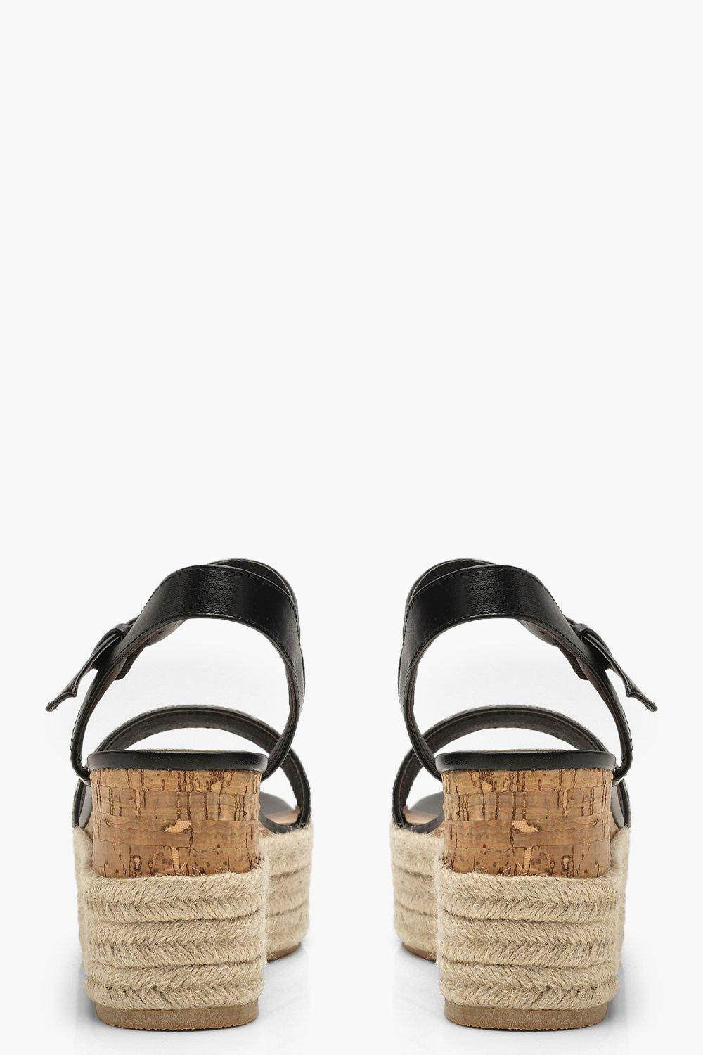 Diamante Espadrille Wedge Flatforms boohoo IE