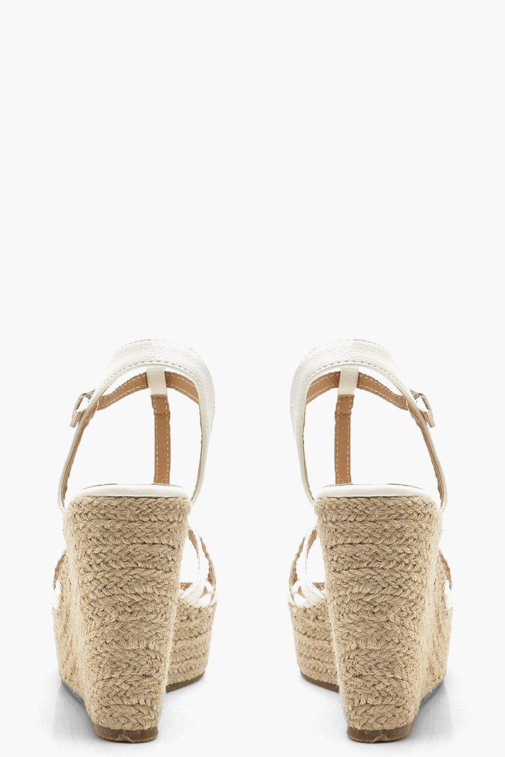 Espadrilles compensées femme bout ouvert hot sale