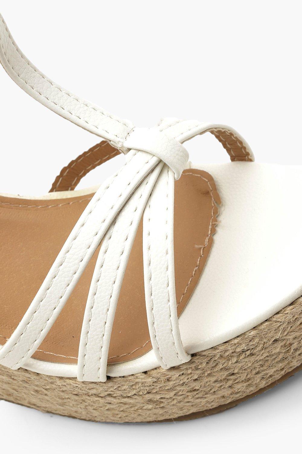 Espadrilles compensées discount femme bout ouvert