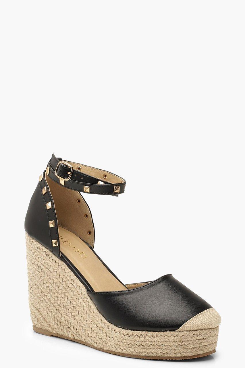 espadrille wedges with studs