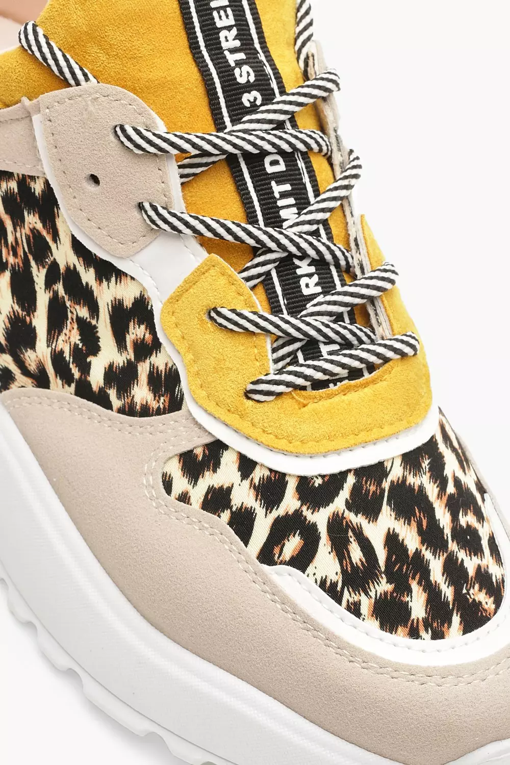 Animal print chunky store trainers