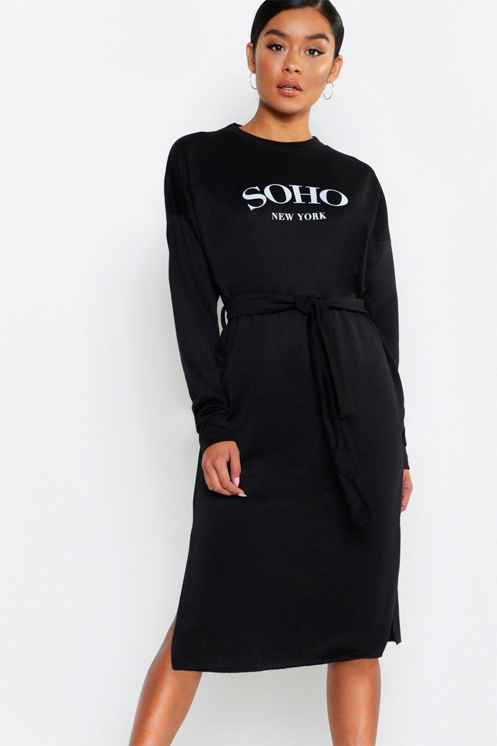 midi sweat dress