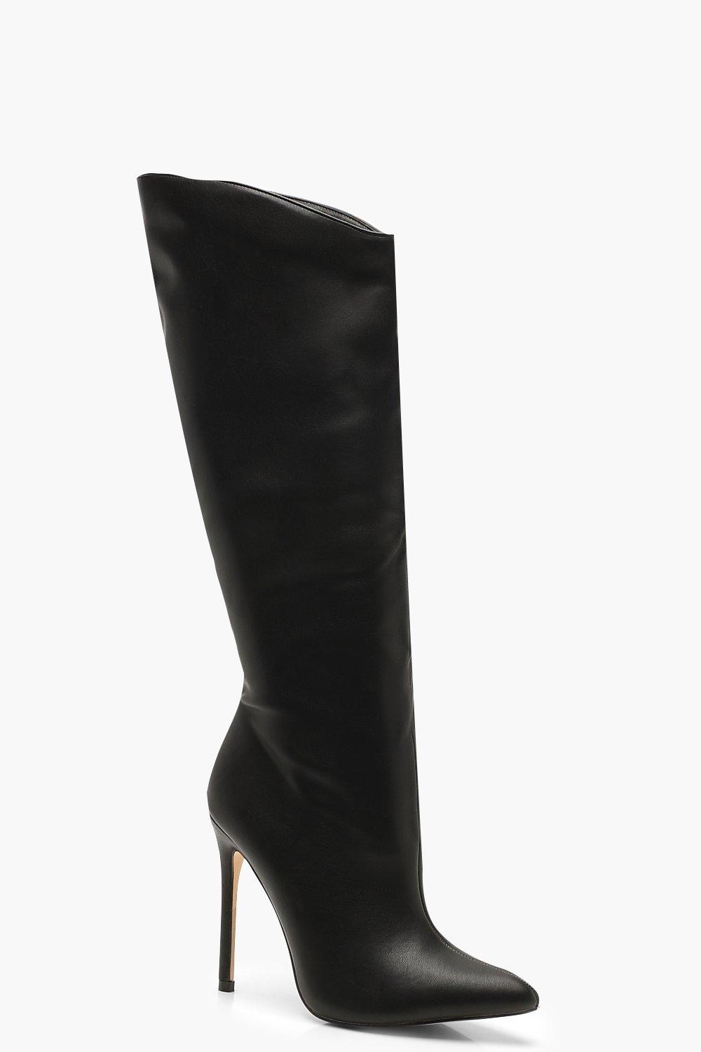 knee high pointed boots