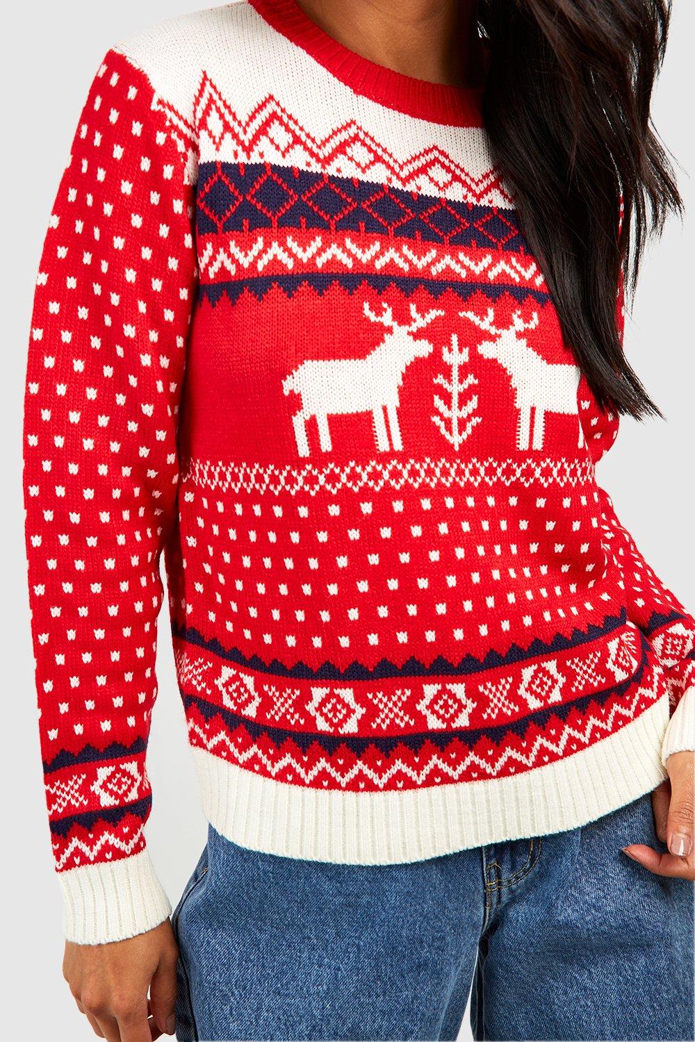 longline christmas jumper