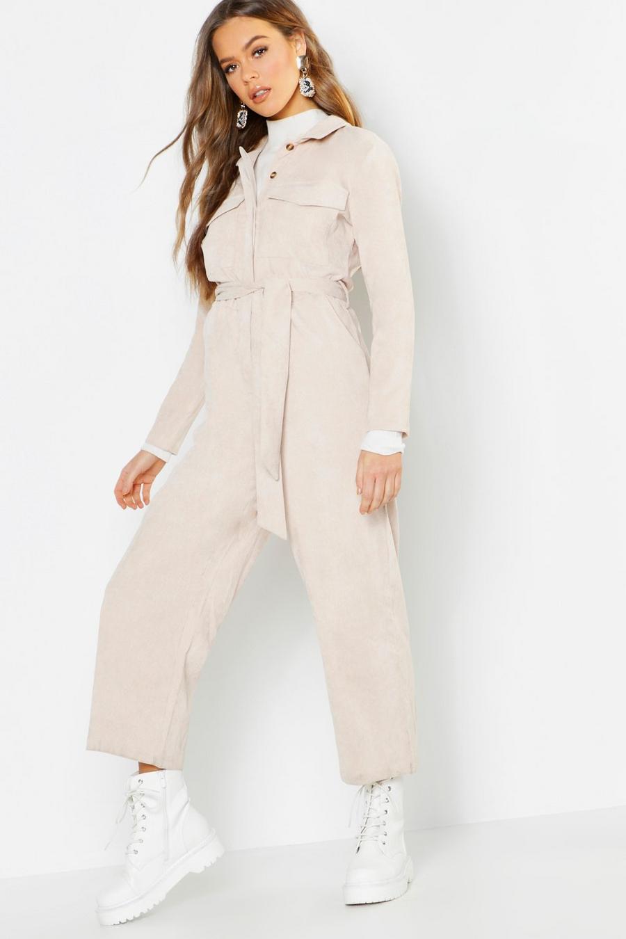 Cord Utility-Jumpsuit mit Tasche image number 1