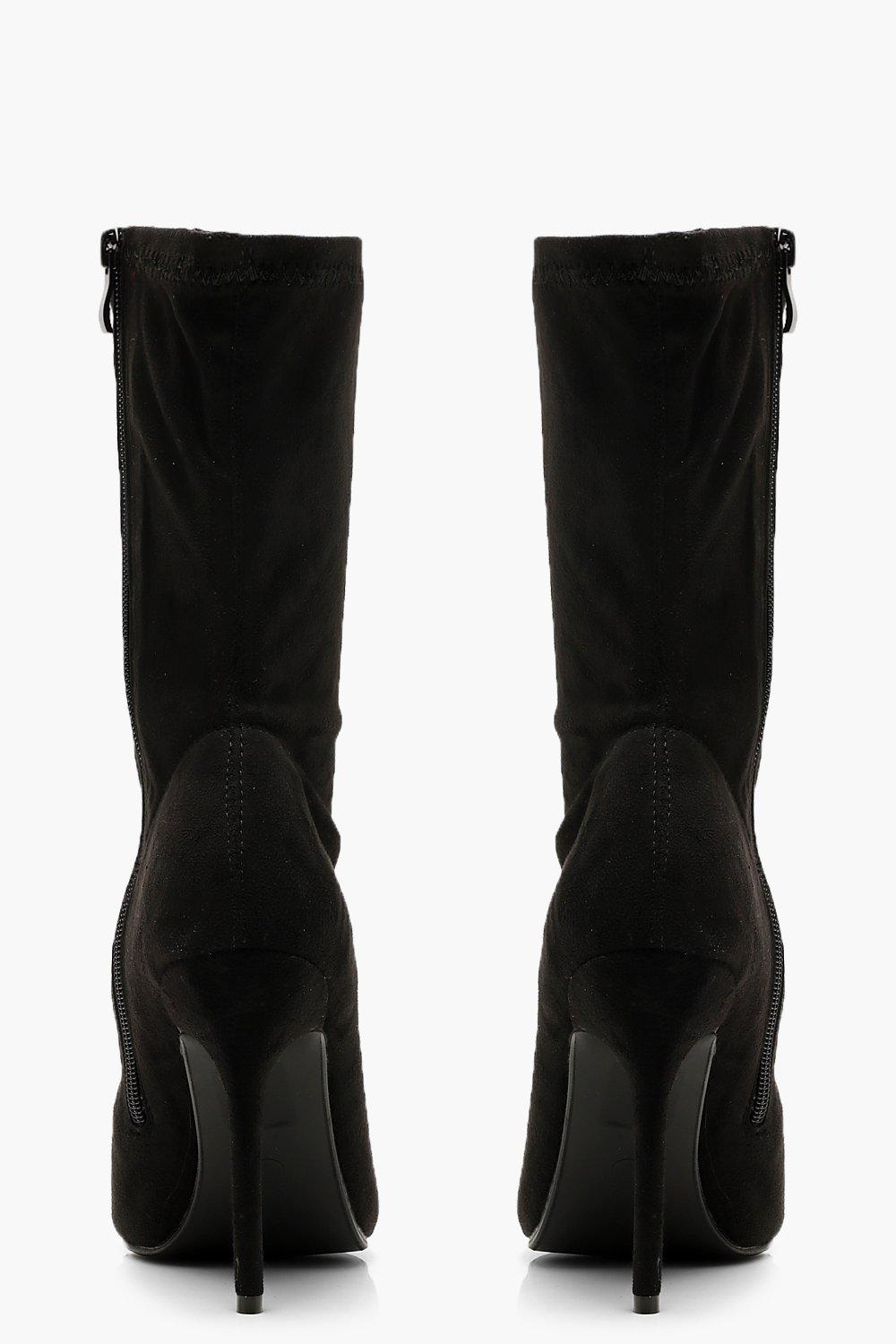 Zip up sock boots sales