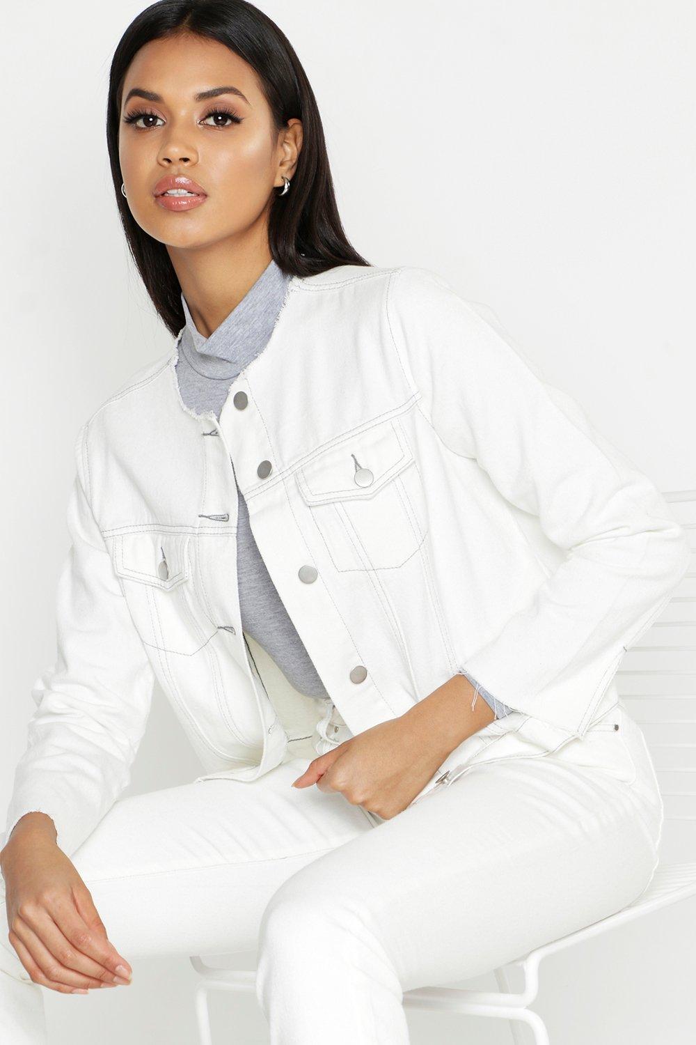 white denim jacket ireland