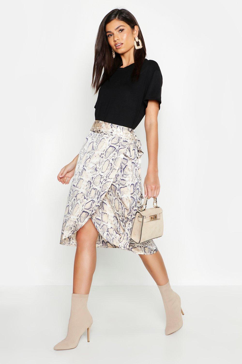 midi skirt boohoo