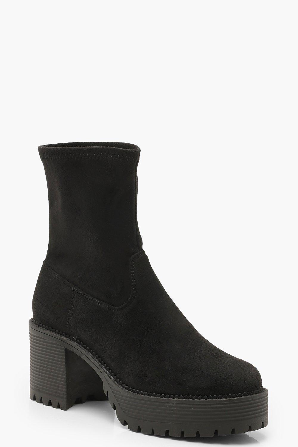 boohoo chunky boots