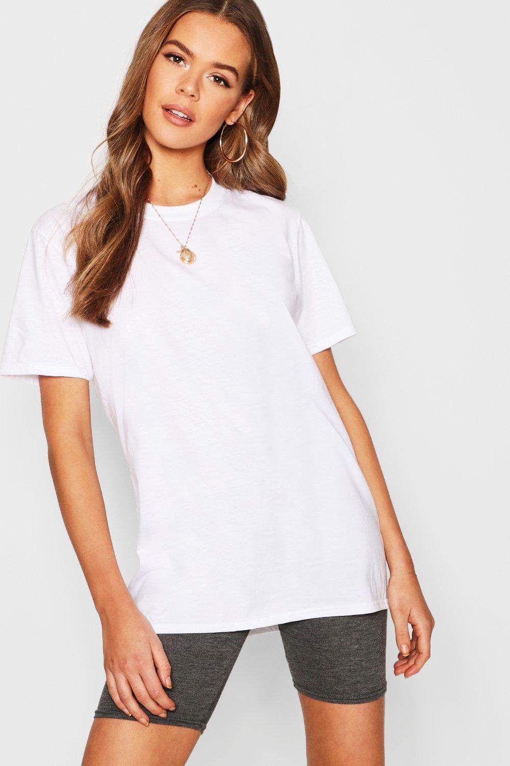 T shirt sales blanc oversize femme