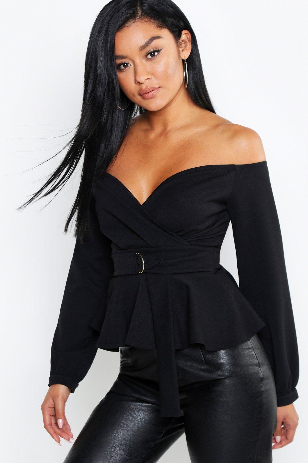 black shoulder wrap