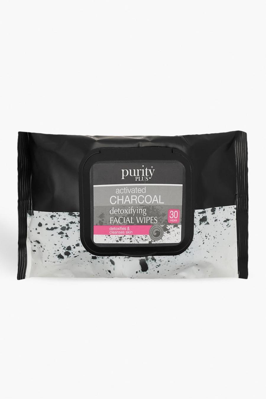 Purity Plus Charcoal Face Wipes image number 1