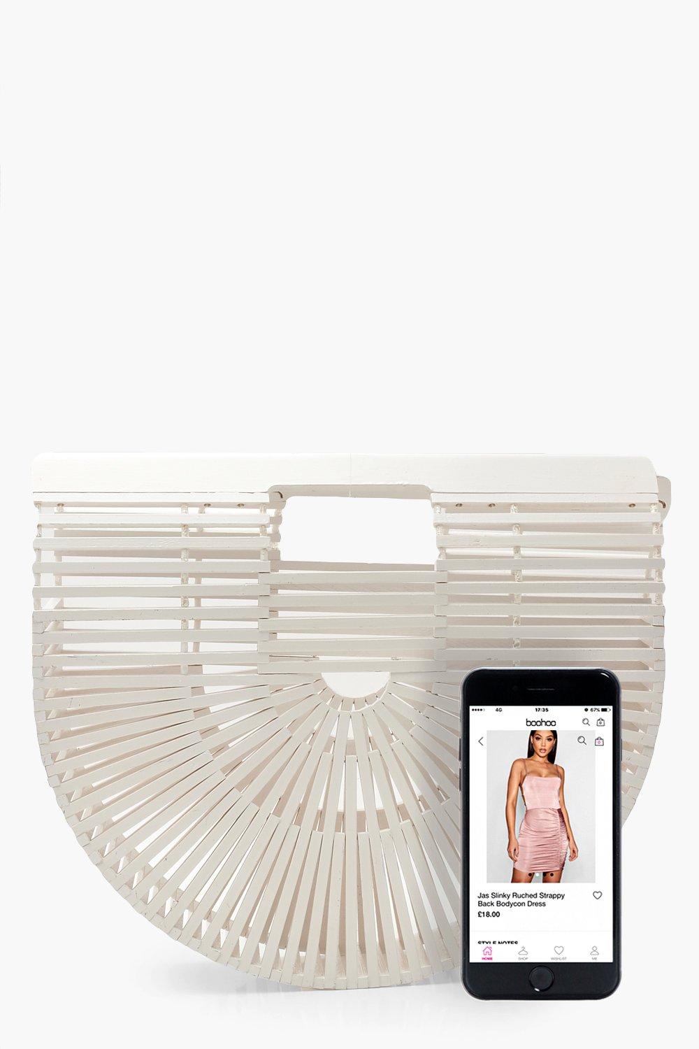 Wooden structured grab bag clearance