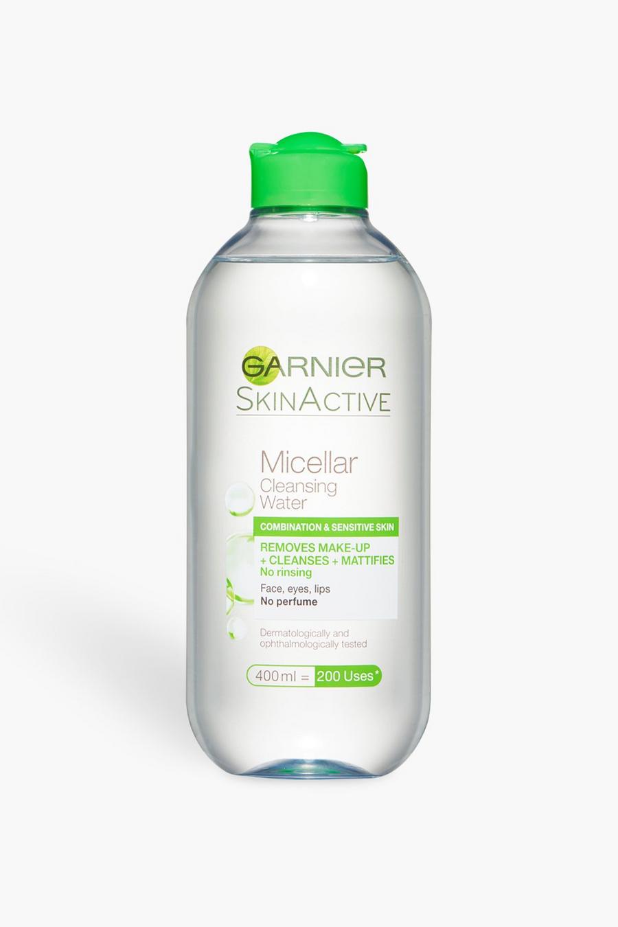 Garnier - Acqua micellare struccante viso per pelli miste 400 ml, T-shirt a sezioni verde image number 1