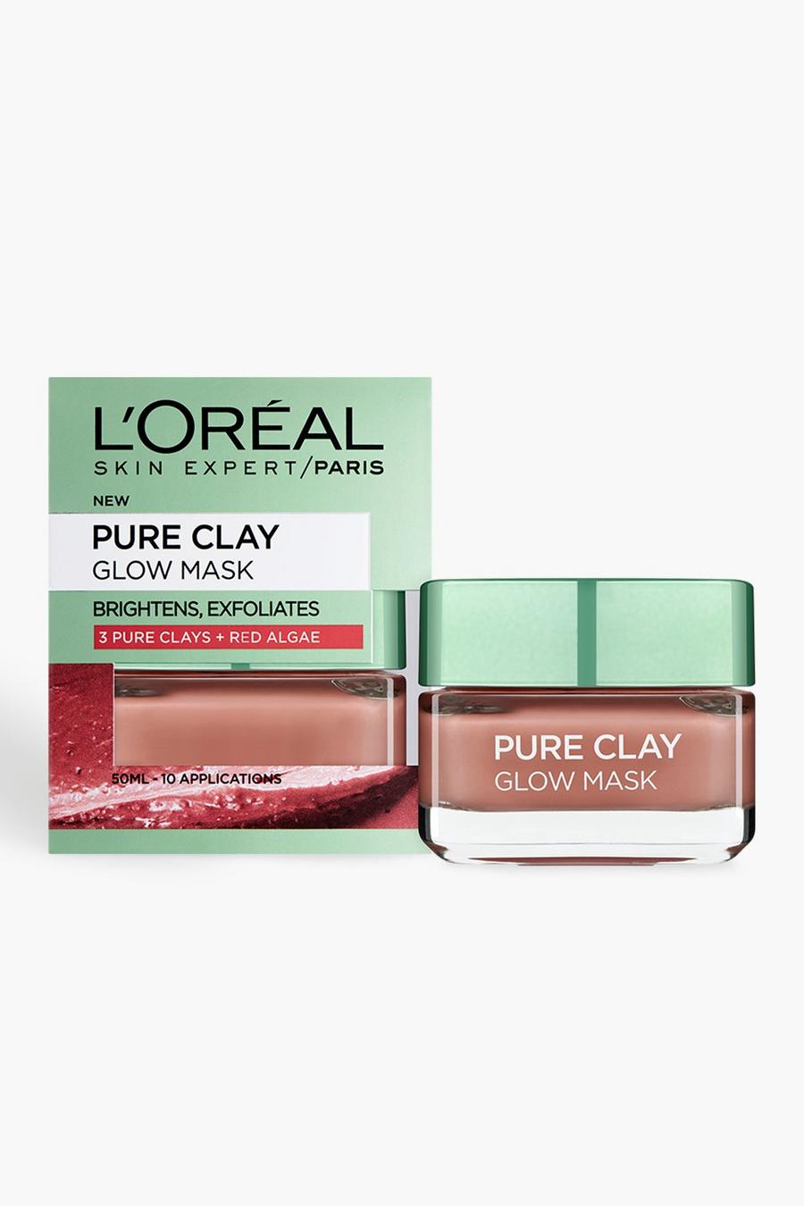 Mascarilla facial de arcilla Pure Clay Glow 50ml de L'Oréal Paris, Rojo image number 1