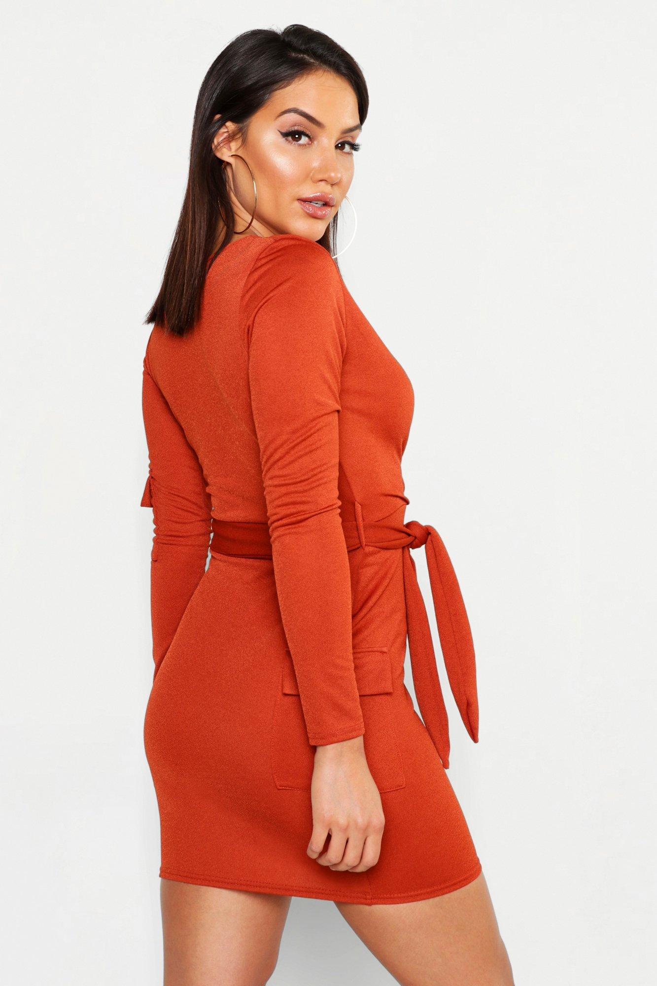 Utility bodycon hot sale dress