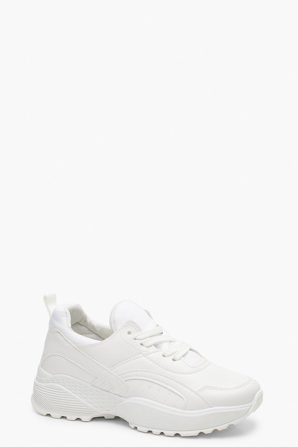 white dad sneakers