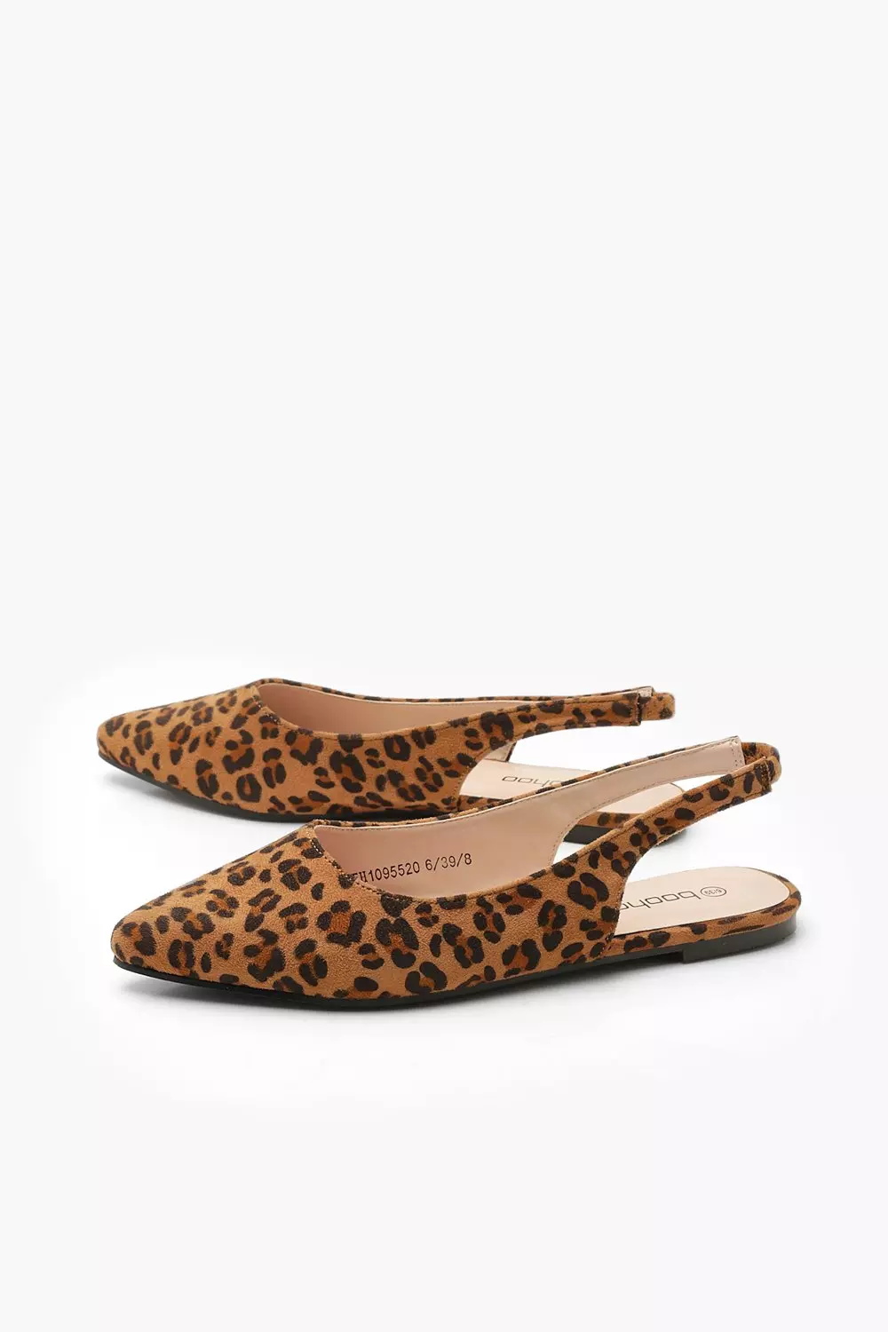 Leopard hot sale slingback flats