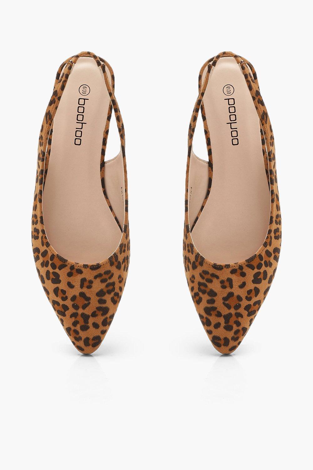 Chaussures plates 2025 leopard femme