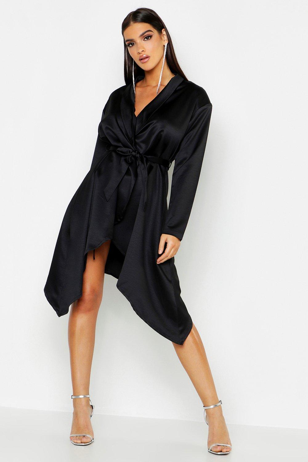 blazer dress with shoulder pads