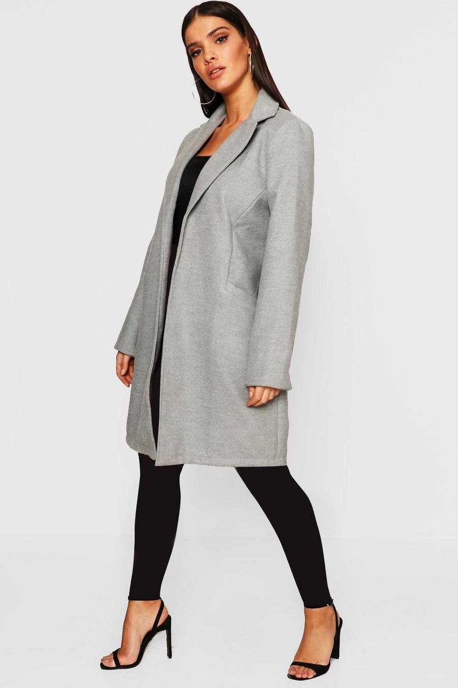 Collared Wool Look Coat image number 1