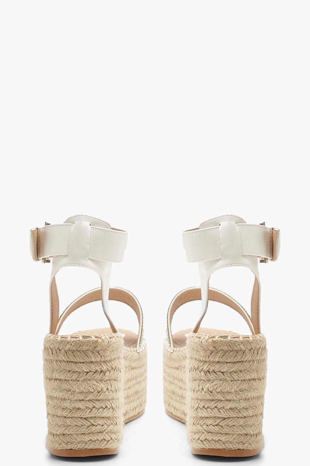 diamante espadrille flatforms