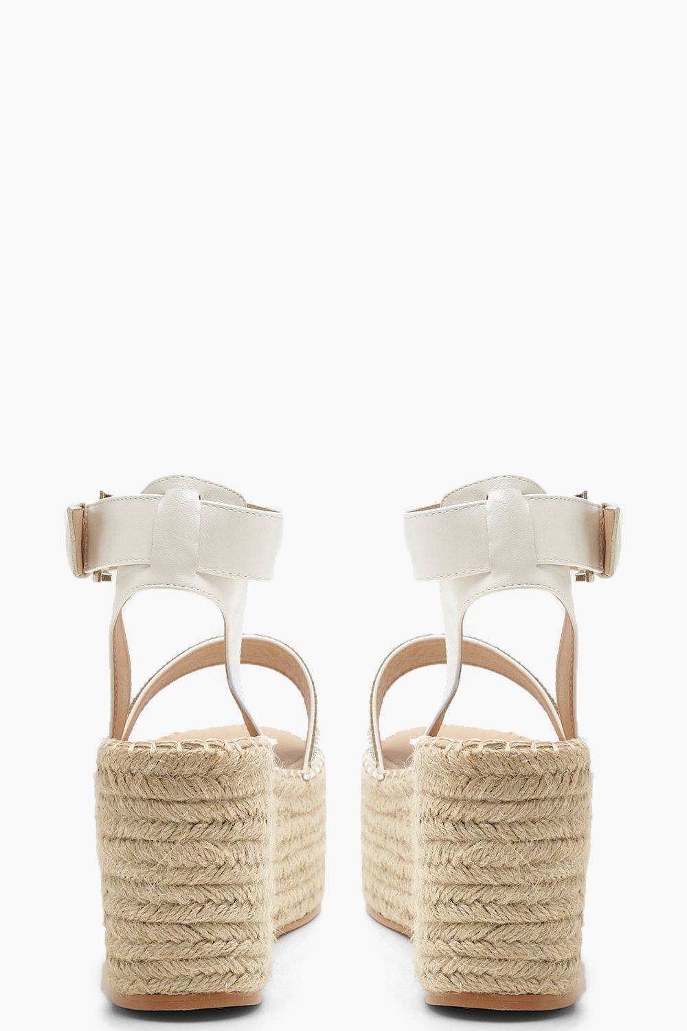 Diamante espadrille hot sale flatforms