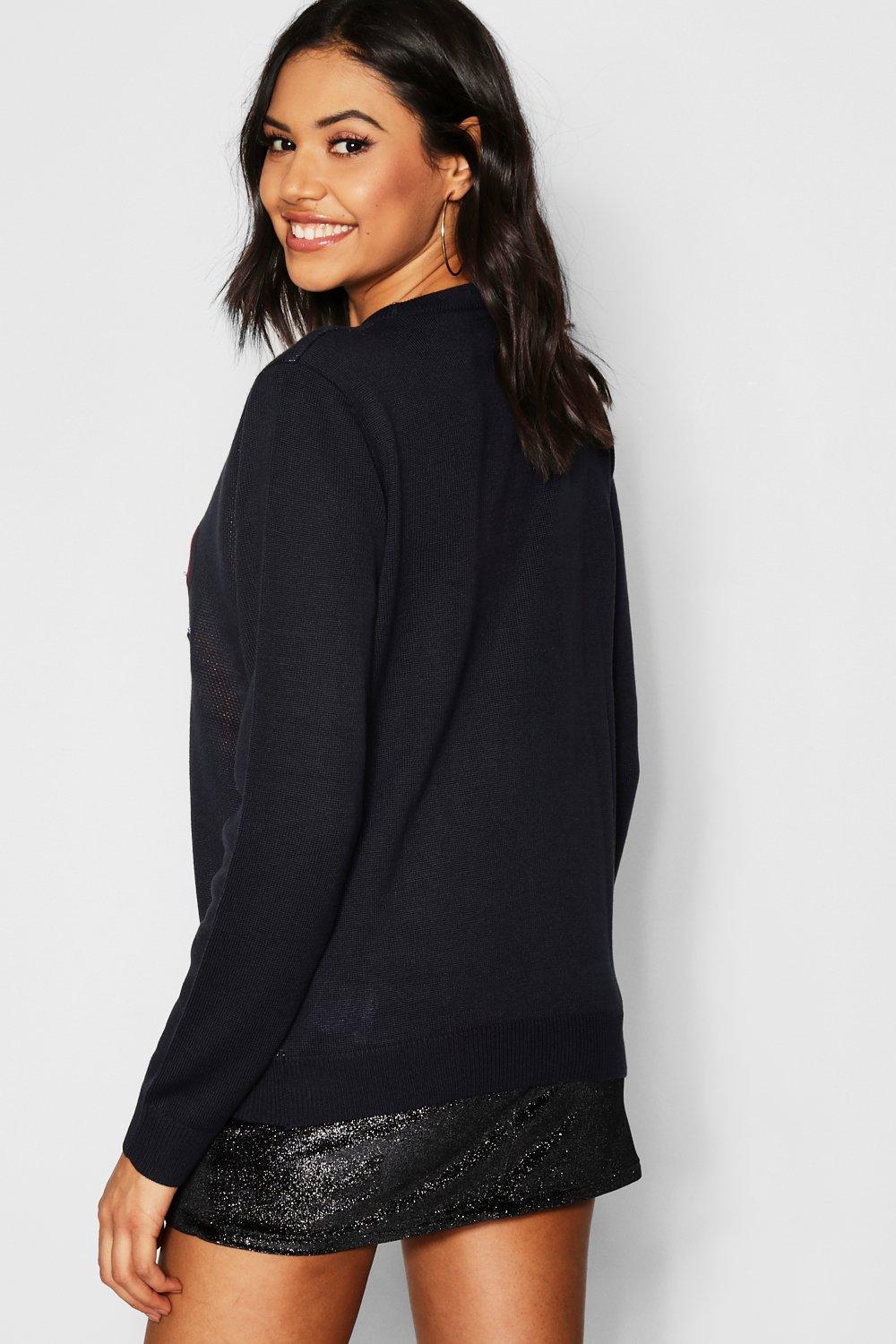 boohoo christmas jumpers ladies